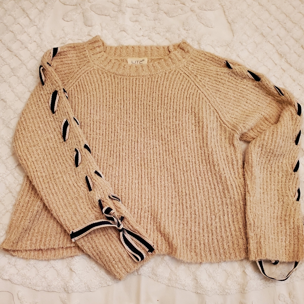 Litz Oatmeal Sweater M/L